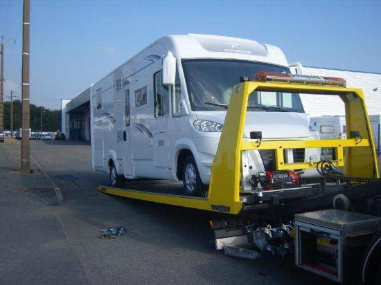 Intervention rapide pour le remorquage de camping-cars